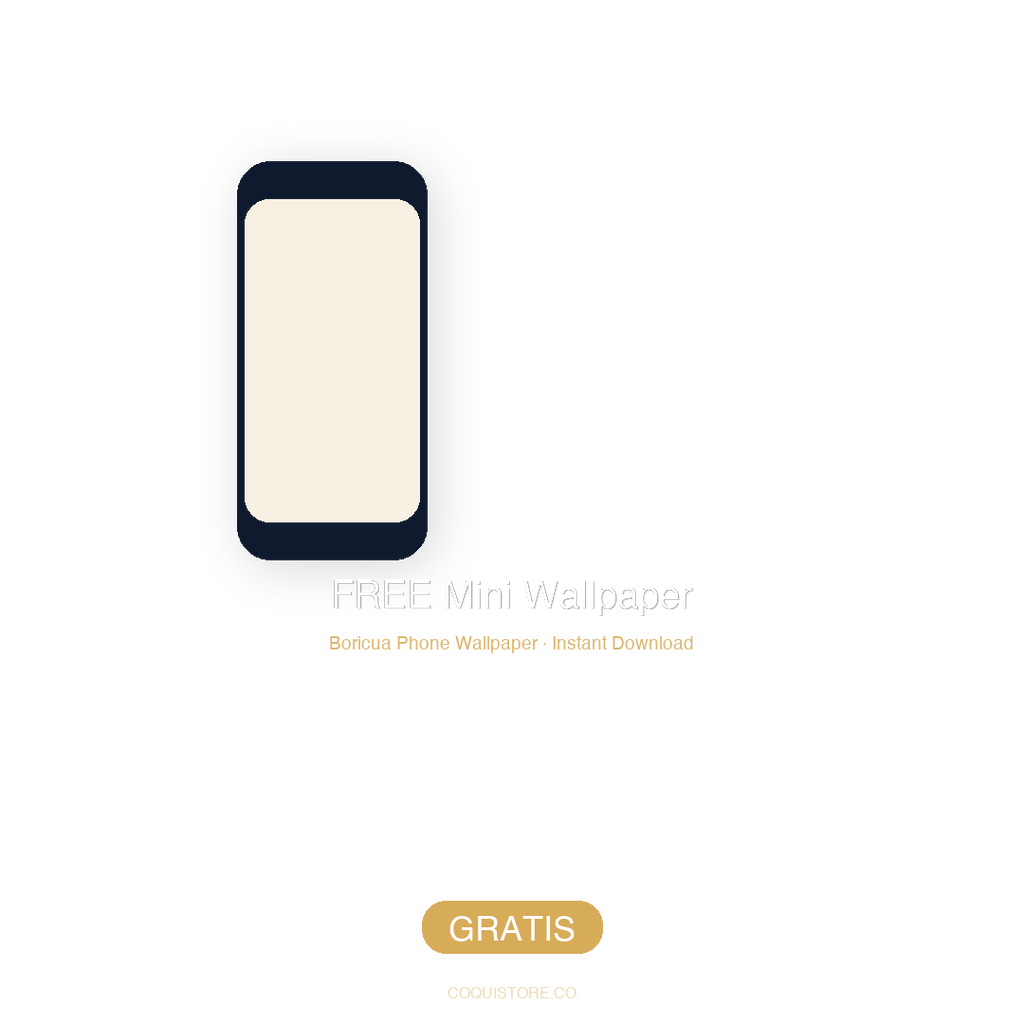 FREE — Boricua Mini Wallpaper